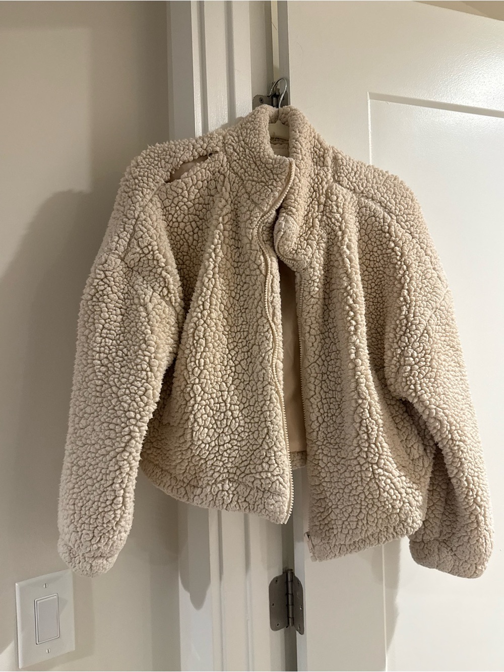 Cozy Cream Sherpa Jacket - Women
